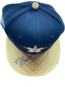 Jose Altuve Signed Authentic On-Field Cap w/ WS 22 Champions Patch JSA COA - Picture 1 of 3
