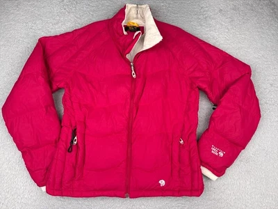 Chaqueta Mountain Hardwear para mujer grande rosa acolchado aislamiento carcasa de nailon Foto 1 de 4