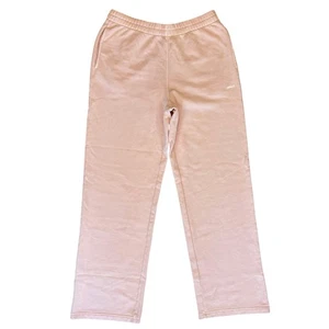 SKIMS French Terry Wide Leg Lounge Pants Small Cantaloupe Pink NWT Soft Cozy - Picture 1 of 14