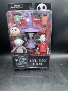 Personaggi Diamond Select Nightmare Before Christmas Lock Shock & Barrel 2017 nuovi con scatola - Foto 1 di 6