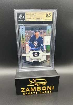 2016-17 UD Trilogy Kyle Connor Rookie RC level 1 Rainbow Black /99 BGS 9.5 - Image 1 of 3