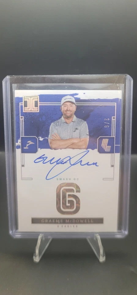 2024-25 Panini Impeccable LIV Eagles Graeme McDowell On Card Autograph /6 — 第 1/2 张图片