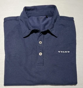 OGIO Volvo Poloshirt Herren Medium Blau Weiß Aufgedruckt Logo Golf Sport Freizeit - Bild 1 von 12