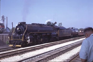 Reading 4-8-4 steam engine Kodachrome Original Kodak Slide - Picture 1 of 1