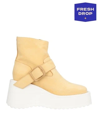 RRP€514 MM6 MAISON MARGIELA Leather Ankle Boots US7 UK4 EU37 Made in Italy - Image 1 of 4