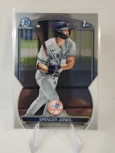 Spencer Jones 2023 Bowman Chrome Prospects 1st Card Rookie RC New York Yankees - Picture 1 of 2
