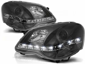Juego de faros LED en negro para VW Polo 9N3 04.2005-2009 - Imagen 1 de 2