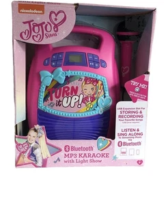 JoJo Siwa Bluetooth Karaoke Machine – Kids Party Speaker Mic Lights Gift Set - Picture 1 of 6