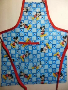 Delantal para niños - MICKEY MOUSE con estrellas, NUEVO, 16""Wx 18""L o 16""Wx 20""L - Imagen 1 de 2