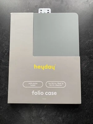 heyday Apple iPad 8th Gen Case 10.2in iPad & 10.5in iPad Air - Misty Blue NIB - Image 1 of 2