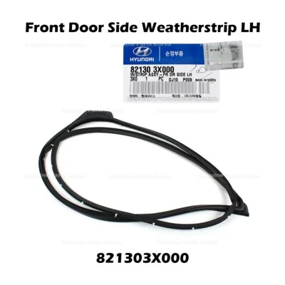 ⭐Genuíno⭐ Tira meteorológica lateral da porta da frente LH 821303X000 para Hyundai Elantra - Imagem 1 de 3