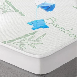 100% Waterproof Queen Mattress Protector (60" X 80") - Fits Mattresses up to 21″ - Picture 1 of 12