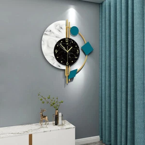 Modern Nordic Large Wall Clock 3D Creative Clock Wall Living Room Home Art Decor - Picture 1 of 12