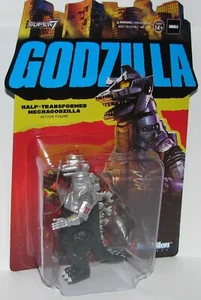 Super7 Reaction HALF-TRANSFORMED MECHAGODZILLA Figure TOHO 2022 Unpunched NEW - Picture 1 of 8