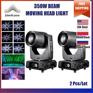 2Pcs Sharpy lyre Beam 350W 17R Moving Head Light Dmx Stage Disco Lights Power Dj - Picture 1 of 15