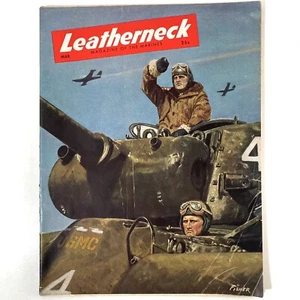 The Leatherneck Magazine US Marines March 1951 Vintage Photos USMC Tank Old Ads - Picture 1 of 13