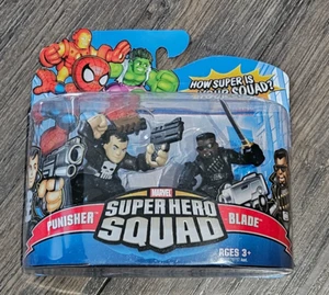 Marvel Super Hero Squad Action Figures Punisher / Blade 2008 unopened - Picture 1 of 2