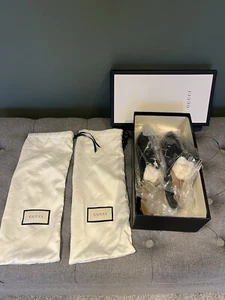GUCCI Princetown leather mules Size 38 (UK5) - Picture 1 of 13