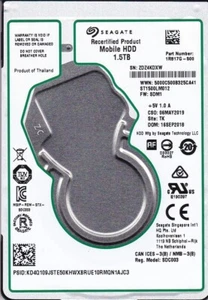 ST1500LM012 p/n: 1R817G-500 s/n: ZDZ f/w: SDM1 TK 2018 1.5TB SATA 2.5" HDD 7927 - Picture 1 of 4