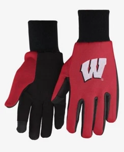 NCAA Wisconsin Badgers McArthur Adult No Slip Grip Sport Utility Gloves NEW - Picture 1 of 1
