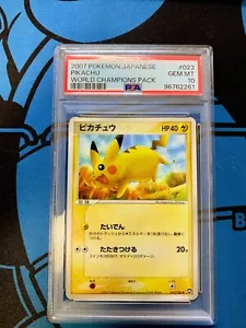 PSA10 Pikachu Unlimited WCP World Champions Pack 023/108 Pokemon Japanese #P113 - Picture 1 of 2