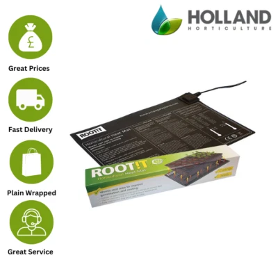 Root It Hydroponics Heat Mats Hobby Heated Propagation Heaters All Sizes S M L - Image 1 of 4