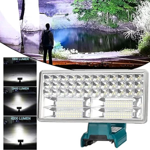 40W Jobsite Flashlight for Makita 18V Battery LED Work Light Handheld Spotlight - Picture 1 of 11