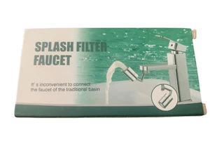 universal Stainless Steel Splash Filter Faucet Positionable Rotatable - Picture 1 of 5