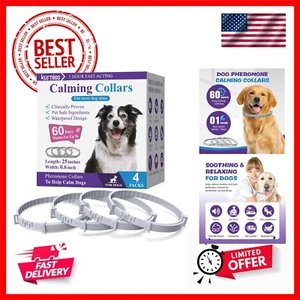 Dog Collar for Anxiety Relief, 4 Packs Calming Collar for Dogs, Relieve Anxie... - Picture 1 of 8