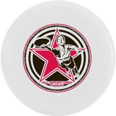 Disco gráfico Wham-O Frisbee All Sport Catching 140 g blanco disco volador Foto 1 de 2