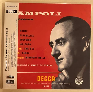 ALFREDO CAMPOLI Encores Eric Gritton 180 gram vinyl NEW SEALED LP - Bild 1 von 2