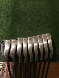 Dynacraft Center Balanced 325L Irons Set 3-9 & SW, LW Stiff Graphite Shafts - Picture 1 of 10