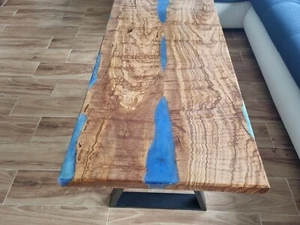 Olivenholz Couchtisch - Bild 1 von 10