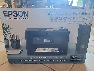 Epson Workforce Pro Wf-3823 Printer C11CJ07202 - Unopened  - Image 1 of 3