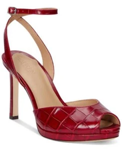 Lauren Ralph Lauren Women's Kyla Dress Sandals - Festive Red - Picture 1 of 6