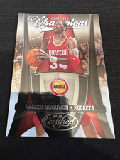 HAKEEM OLAJUWON Houston Rockets 2009-10 Certified Champions #6 NBA HOF #110/500