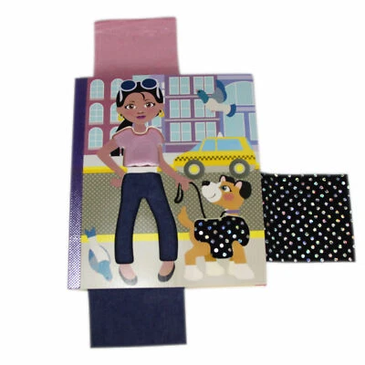 Melissa & Doug Anziehpuppe Buch Modedesigner Kreativset Mädchen Kinder