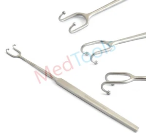 Fomon Retractor 6.50" Ball End Double Prong ENT Surgical - Picture 1 of 1