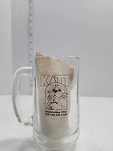 KATT FM Rare Htf Glass Mug - Picture 1 of 5