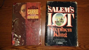 CARRIE & SALEMS LOT Stephen King Doubleday Hardcover dustjacket BCE = 2 Used con - Picture 1 of 20