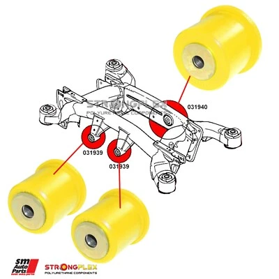 BMW 5 E60 Sedan/E61 Touring silent bloc de différentiel arrière SPOR 33176770456 - Photo 1/4