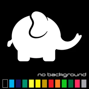 Elephant Sticker Vinyl Decal - Love Cute Baby Animal Zoo Wall Car Truck Window - Picture 1 of 17