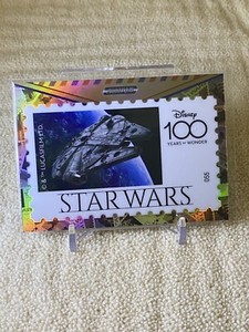 2023 Star Wars Kakawow Millenium Falcon Stamp Card Disney 100 Phantom PS-YP-09