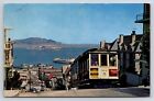 Postcard Cable Car 504, Hyde Stree, San Francisco, CA Scenic Road Ship