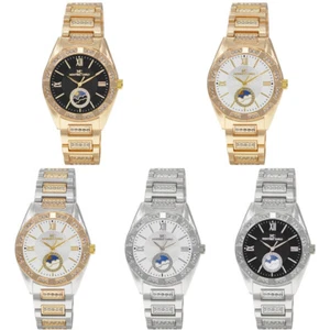 Reloj Pulsera 38mm Montres Carlo Lujo Mujer Moda Piedras Cuarzo Vestido - Imagen 1 de 6
