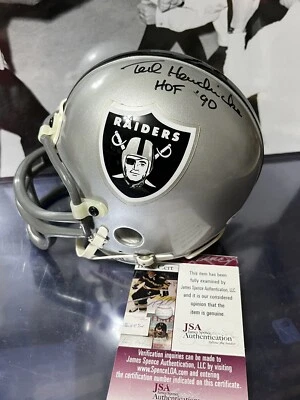 Ted Hendricks Signed Oakland Raiders Mini Helmet W/ HOF- JSA /Coa - Image 1 of 2