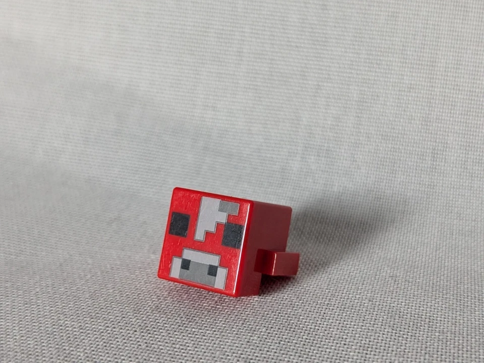 Lego Minecraft Kuh Pilzkuh - minecow02c 21179 - Cow Mooshroom Kopf Ersatzteil - Bild 1 von 1