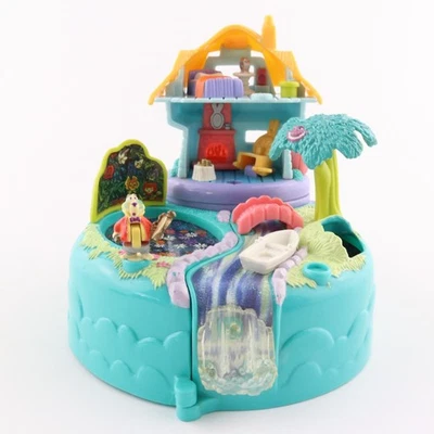 POLLY POCKET 1996 Disney Alice in Wonderland w/1 original White Rabbit * - Image 1 of 4