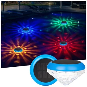 Solar Floating Pool Lights,LED Pool Lights RGB Color Changing Solar Pool Ligh... - Picture 1 of 7