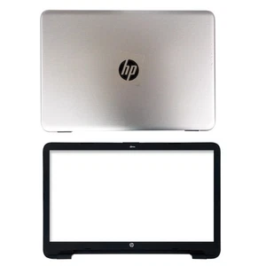 New LCD Back Cover + Front Bezel For HP 17-X 17-Y 17X 17-AY Silver - Picture 1 of 4